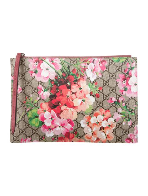 gucci embroidered blooms bag|gucci bloom clutch bag.